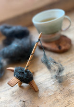 Load image into Gallery viewer, - Single drop - sample bag : Svart alpacka mix - #honerocheirfiber