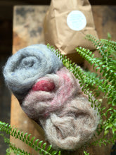 Load image into Gallery viewer, - Single drop - sample bag : GRÅ/grey alpacka mix - #honerocheirfiber