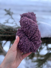 Load image into Gallery viewer, VARV - Knautia macedonica - February 2026 - #varvyarn - a twist on nutiden - boucle Swedish wool yarn