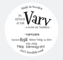 Load image into Gallery viewer, VARV - Enhörnings HOV - Nov 2025 - #varvyarn - a twist on nutiden - boucle Swedish wool yarn