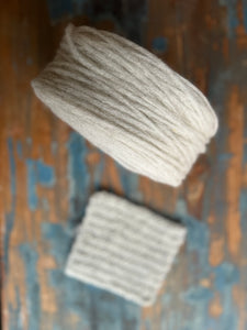 Nutiden - DAN - natur - January 2025 - #nutidenyarn - unspun Swedish wool yarn