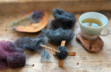 Load image into Gallery viewer, - Single drop - sample bag : Svart alpacka mix - #honerocheirfiber