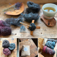 Load image into Gallery viewer, - Single drop - sample bag : Svart alpacka mix - #honerocheirfiber