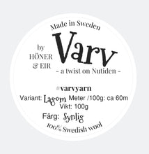 Load image into Gallery viewer, VARV - Synlig - Nov 2025 - #varvyarn - a twist on nutiden - boucle Swedish wool yarn