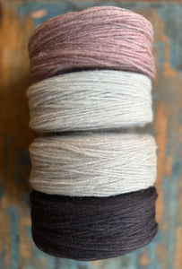 Nutiden - (MORGON)LJUS anno 2024 - (unspun yarn - ospunnet garn) - Swedish wool