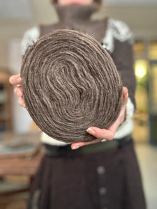 Nutiden - MELKER - natur - January 2025 - #nutidenyarn - unspun Swedish wool yarn