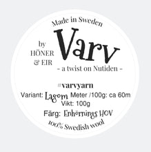 Load image into Gallery viewer, VARV - Enhörnings HOV - Nov 2025 - #varvyarn - a twist on nutiden - boucle Swedish wool yarn